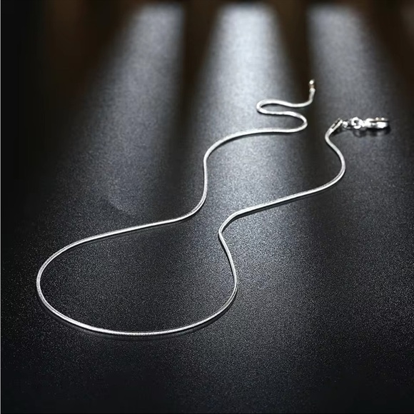 925 Sterling Silver Snake Chain Necklace - Picture 3 of 12